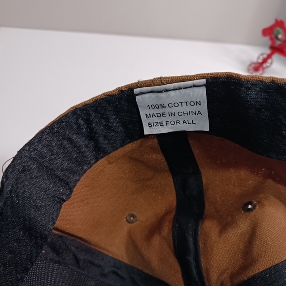 NRA National Rifle Association adjustable hat baseball cap, embroidered, Brown - Picture 6 of 6